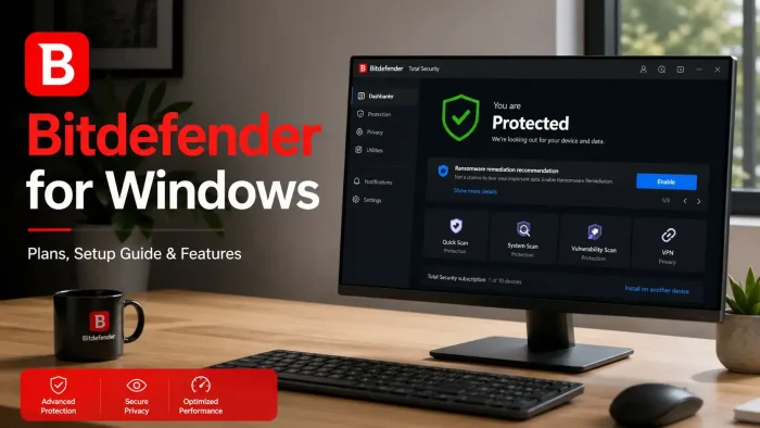 Bitdefender on pc cover - Bitdefender for Windows: Complete Setup & Plan Guide (2026)