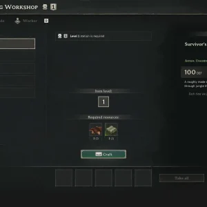 Armor and clothing workshop