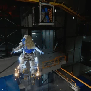 Jumping with hugh and diana