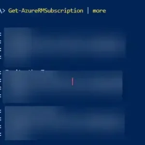 Azure powershell get azsubscription more cloud shell