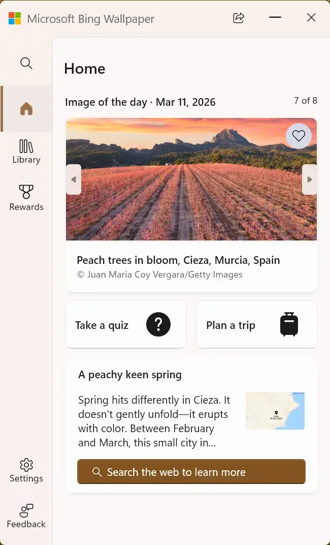 Editing settings - Bing Wallpaper for Windows: Download Guide, Features & Tips