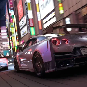Tokyo streets fast cars