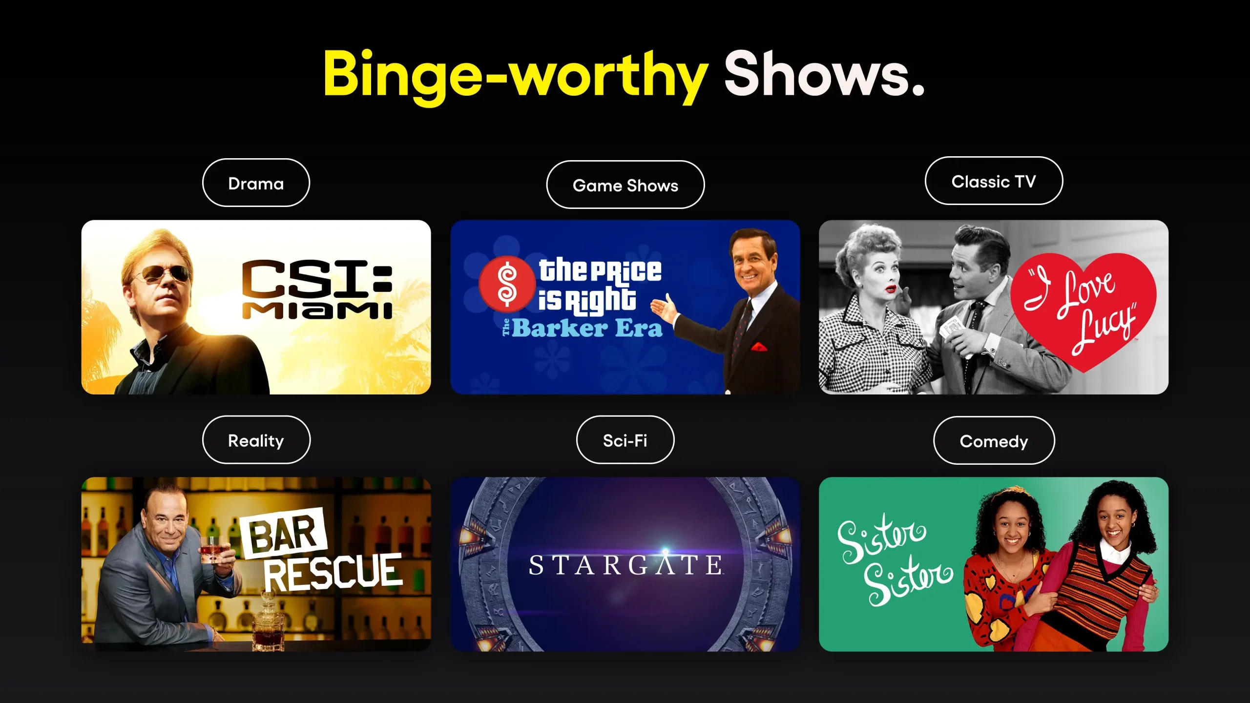 Binge worthy shows - Pluto TV for Windows - Setup, Channels & Tips