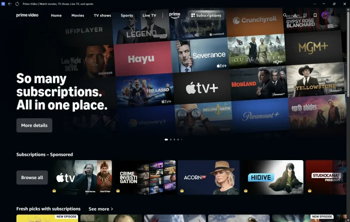 Combined subscriptions - Prime Video for Windows: Download, Setup & What to Know (2026)