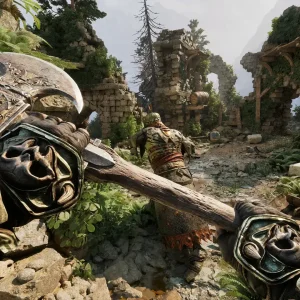 Holding axe