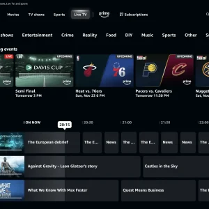Live tv on prime video