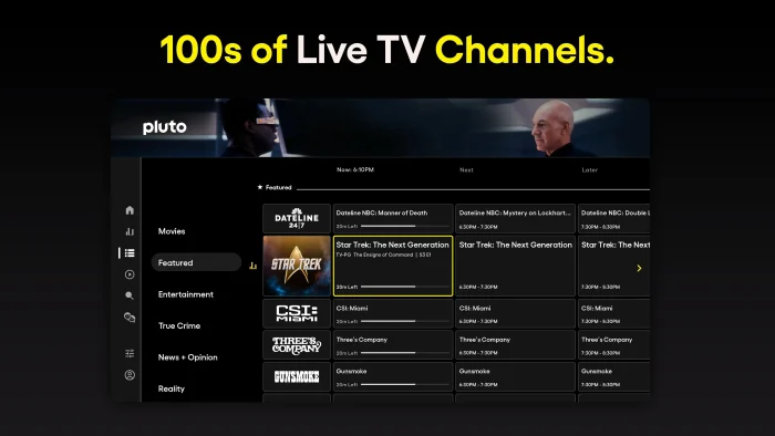 Live tv channels listed - Pluto TV for Windows - Setup, Channels & Tips