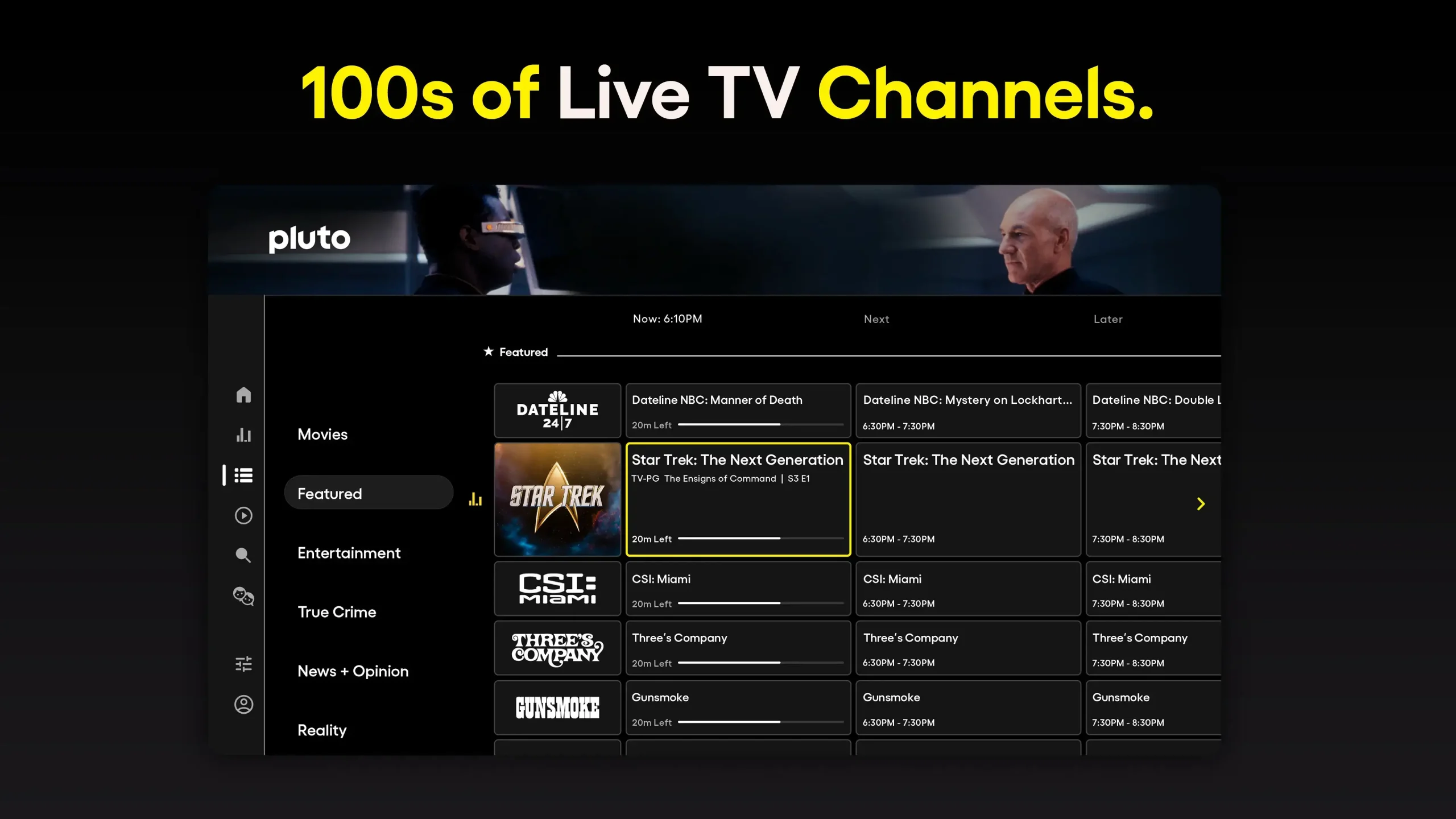 Live tv channels listed - Pluto TV for Windows - Setup, Channels & Tips