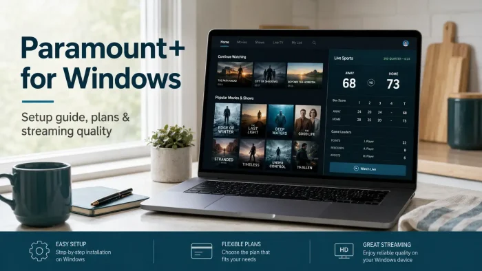 Paramount plus on pc cover - Paramount+ for Windows: Setup, Plans & Streaming Guide