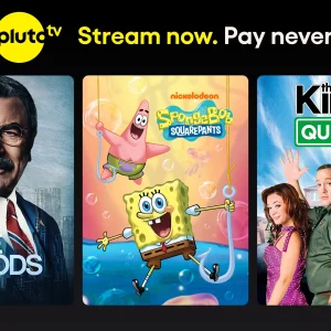 Pluto tv ad with shows