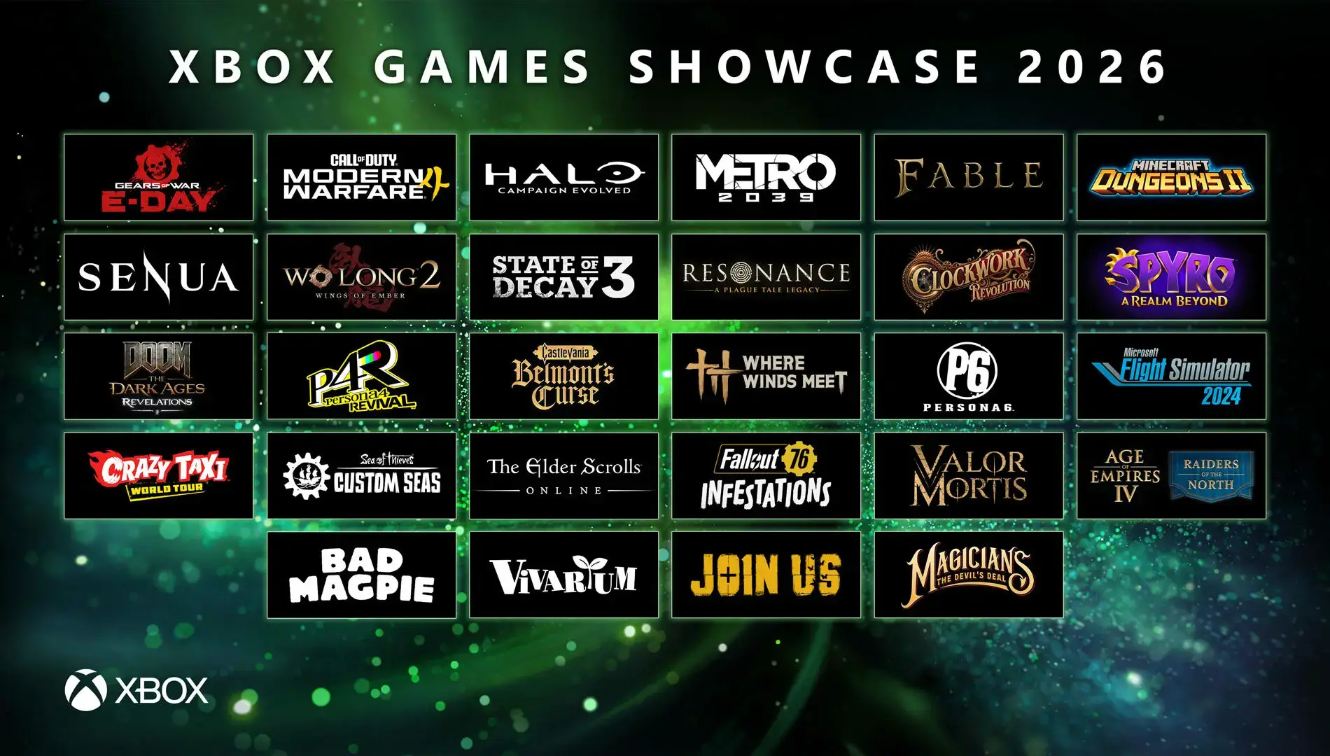 Xbox game showcase 2026 games list - Summary of the Xbox Games Showcase 2026