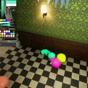 Painted balloons