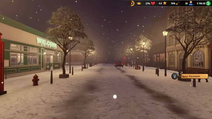 Snowing outside store - Ice Cream Simulator for PC: Guide, Tips & System Requirements
