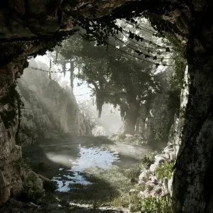 Underwater cave