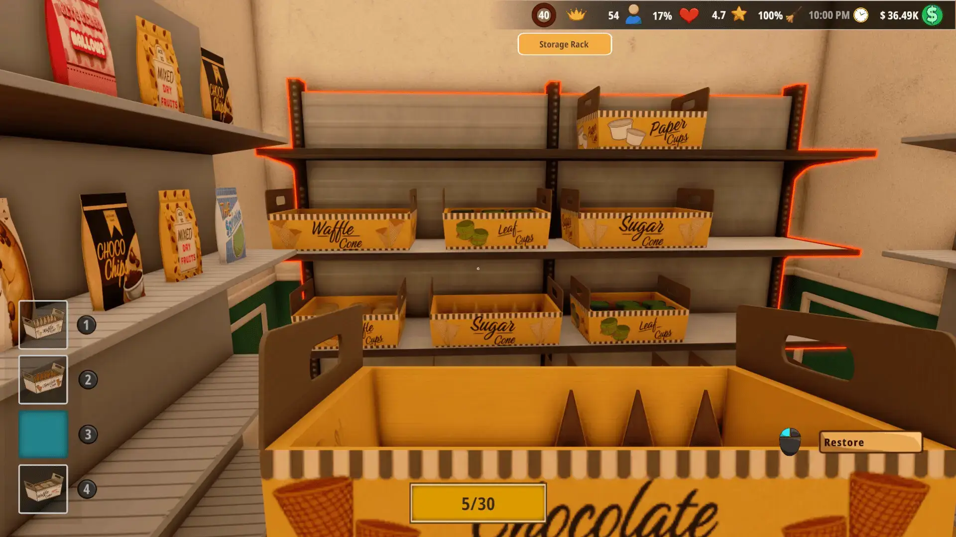 Your store room - Ice Cream Simulator for PC: Guide, Tips & System Requirements