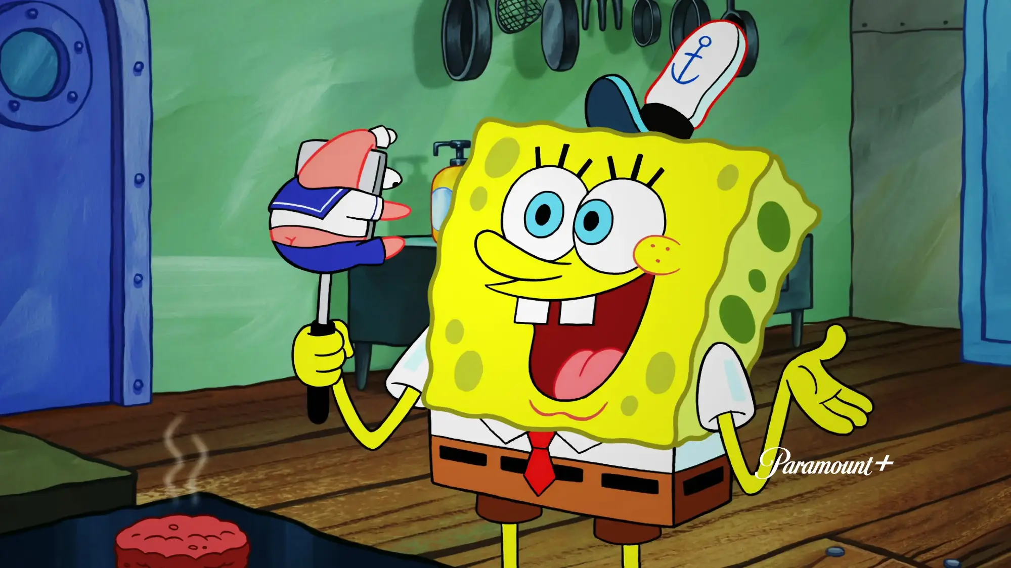 SpongeBob SquarePants Theme wallpaper preview on a Windows desktop