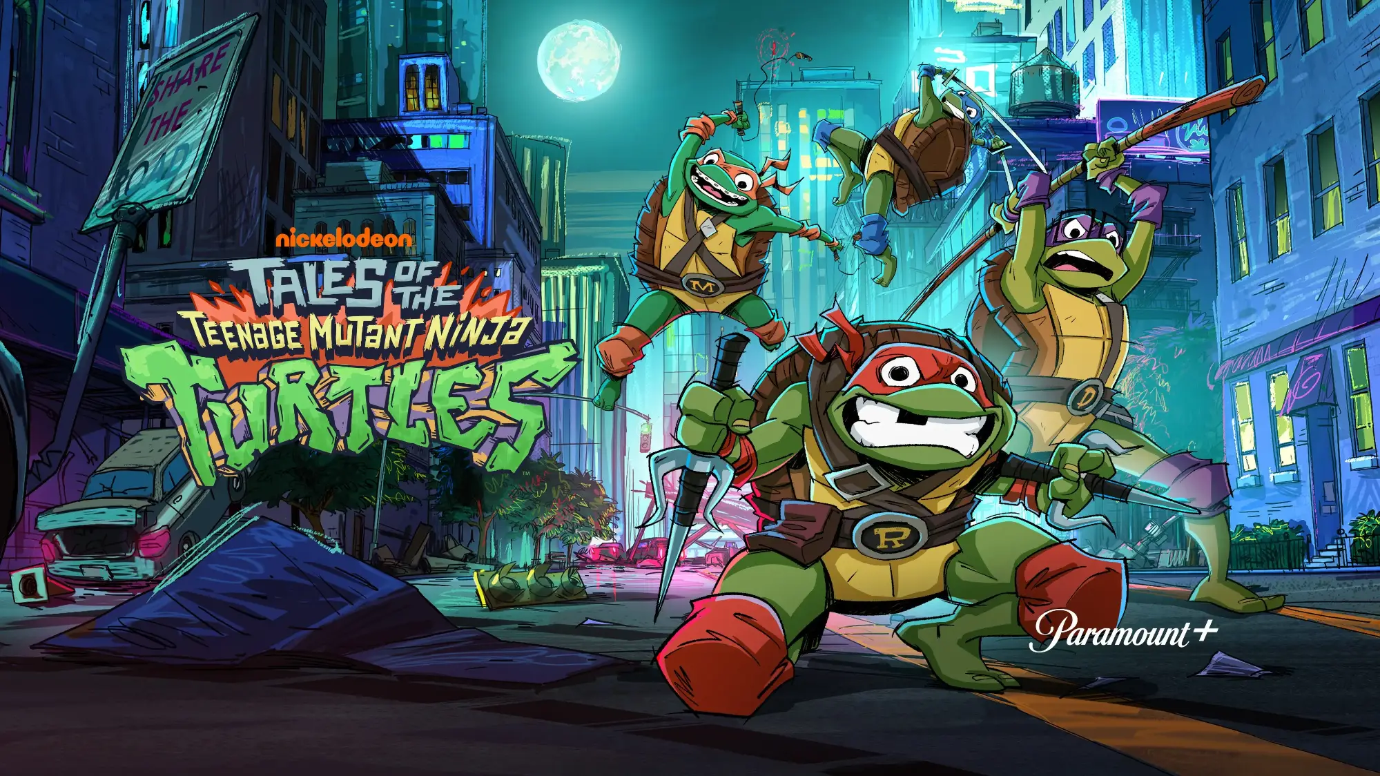 Tales of the Teenage Mutant Ninja Turtles Theme wallpaper preview on a Windows desktop
