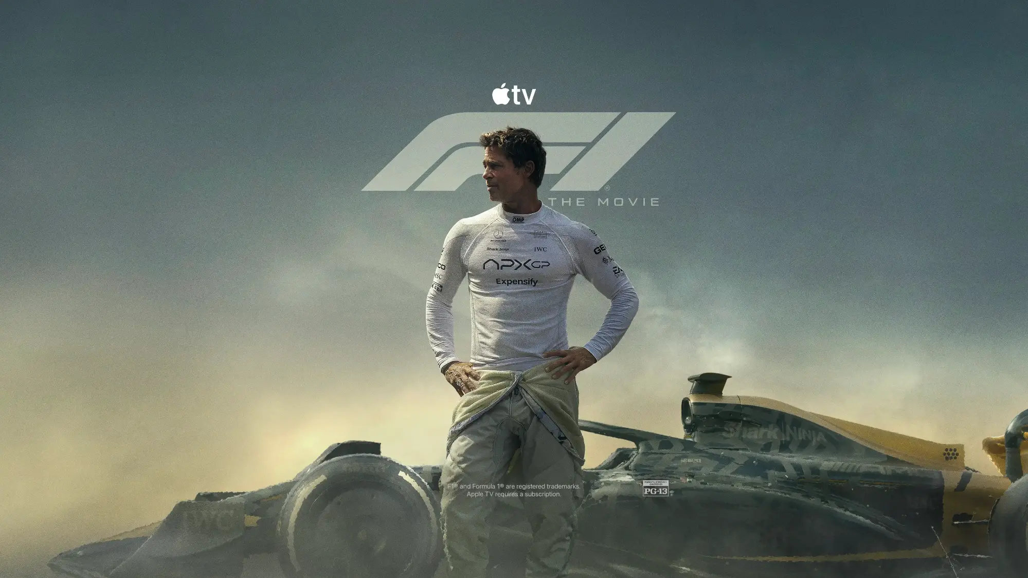 Apple TV F1 The Movie Theme wallpaper preview on a Windows desktop