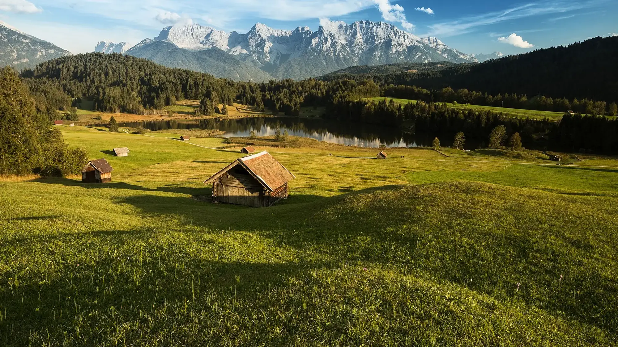 Mountain Dwellings wallpaper preview on a Windows desktop