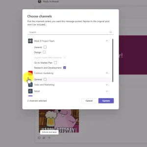 4. post across multiple channels simultaneously