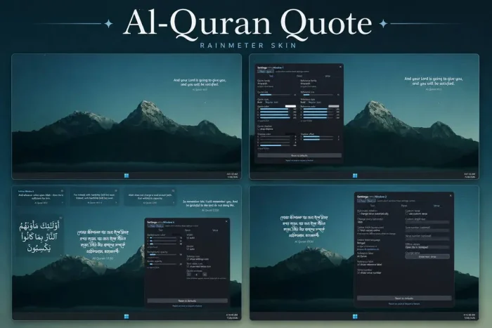 Al quran quote rainmeter - Rainmeter for Windows: Skins, Setup, and Getting Started
