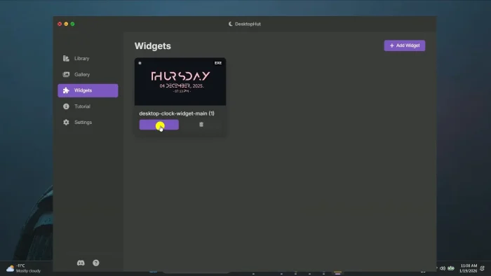 Apply widget - DesktopHut for Windows: Live Wallpaper Setup Guide