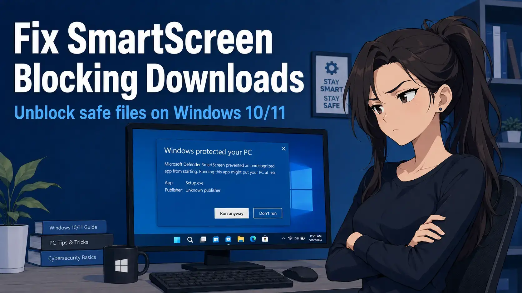 Fix Windows SmartScreen blocking downloads on PC