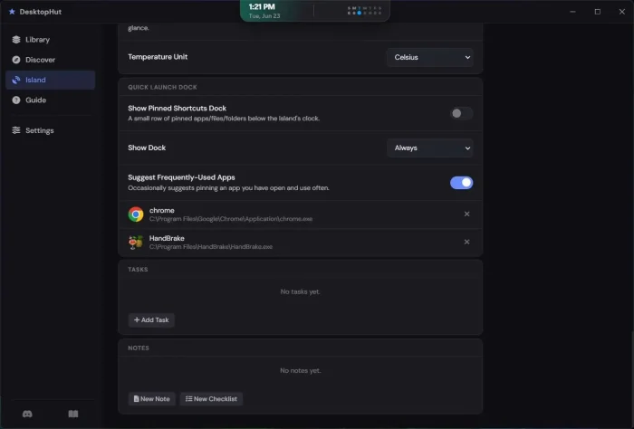Floating island setup - DesktopHut for Windows: Live Wallpaper Setup Guide