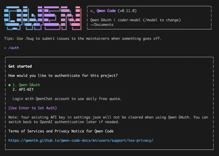 Qwen code terminal 0auth - Qwen for Windows: Qwen Studio and Qwen Code Setup Guide (2026)