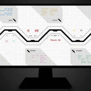 Wave rainmeter