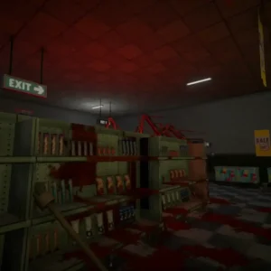 Inside store