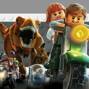 Lego jurassic world t rex motorcycle chase pc screenshot