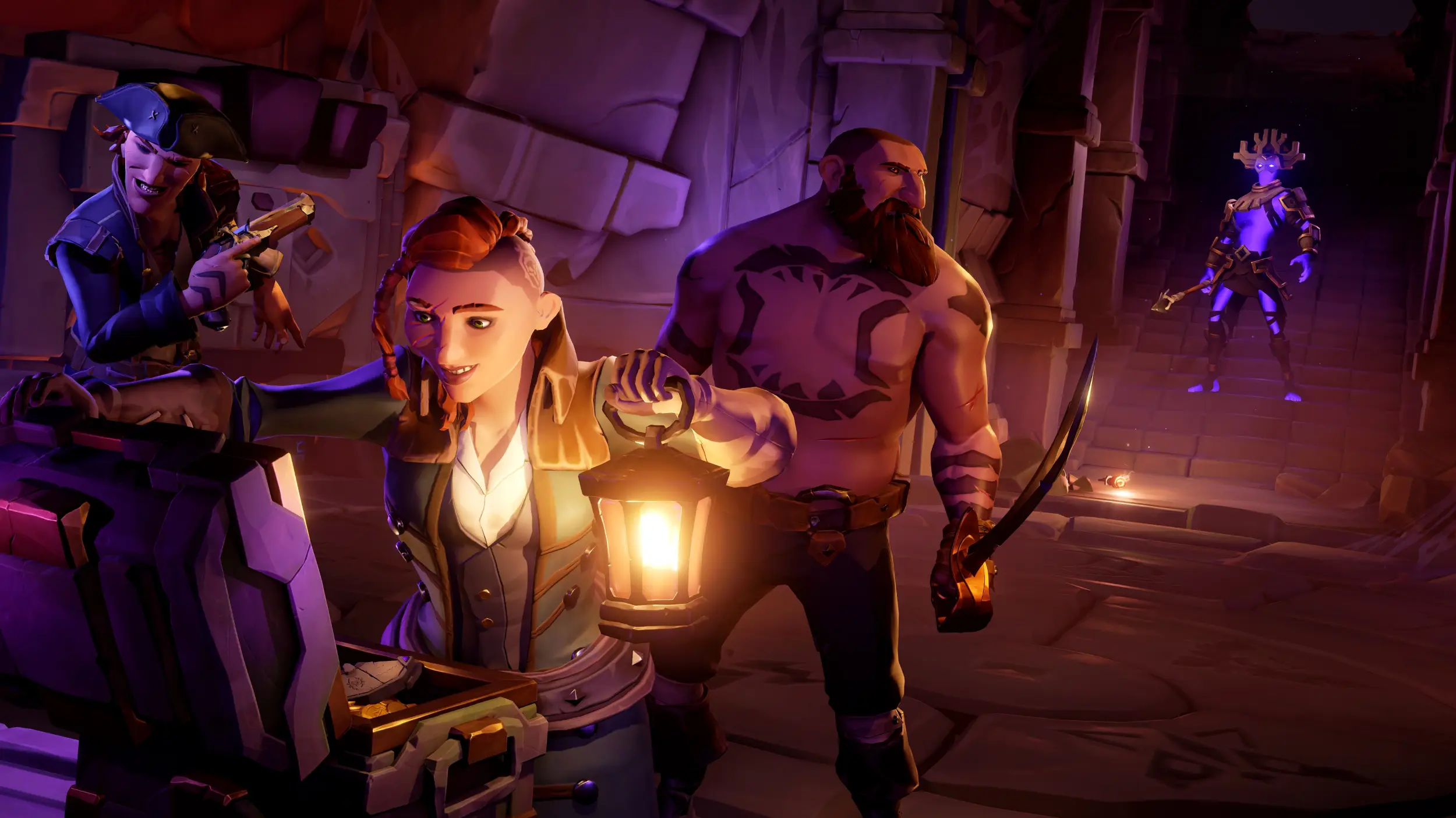 Sea of Thieves Official Theme wallpaper preview on a Windows desktop