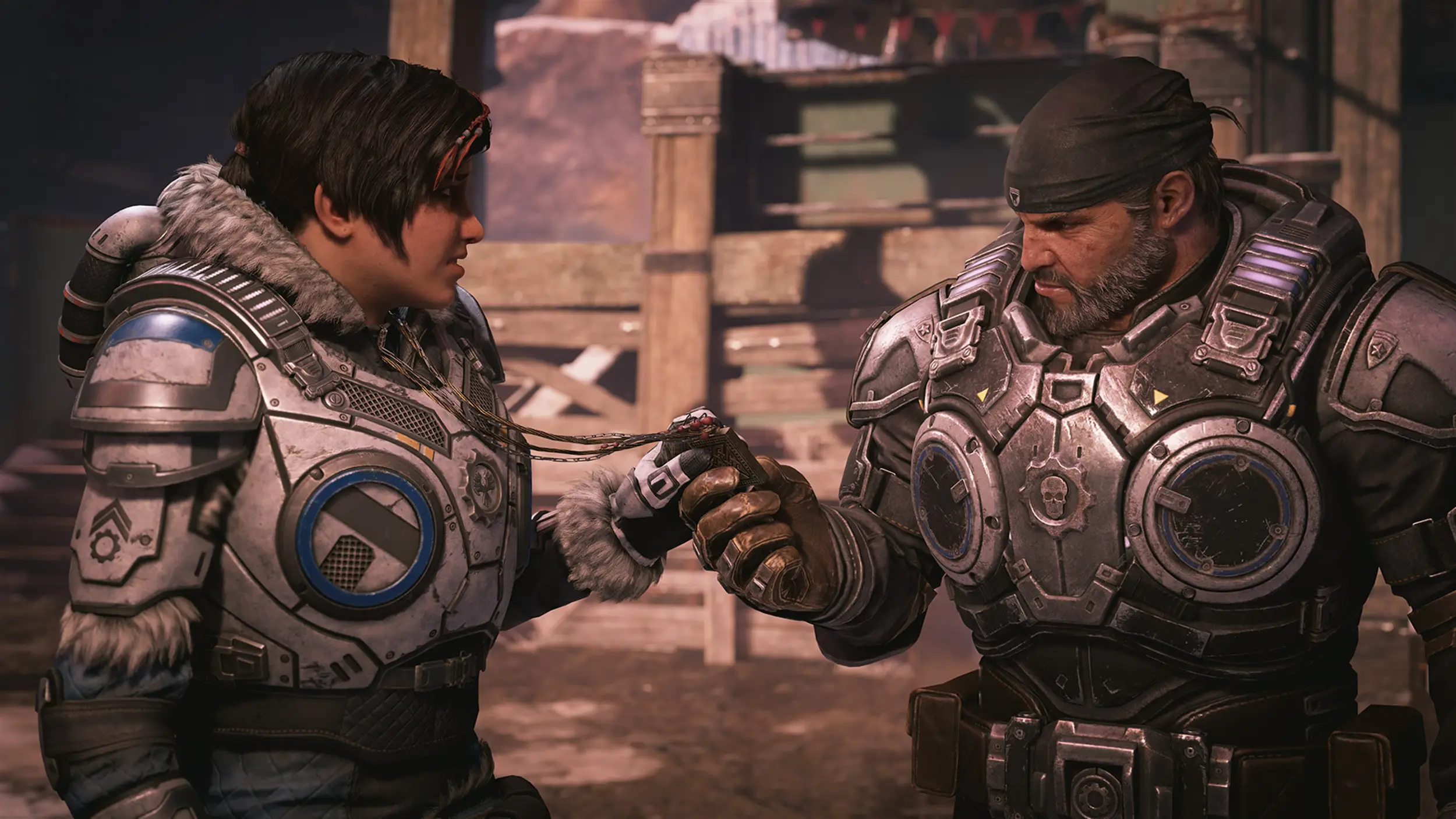 Gears 5 Campaign wallpaper preview on a Windows desktop