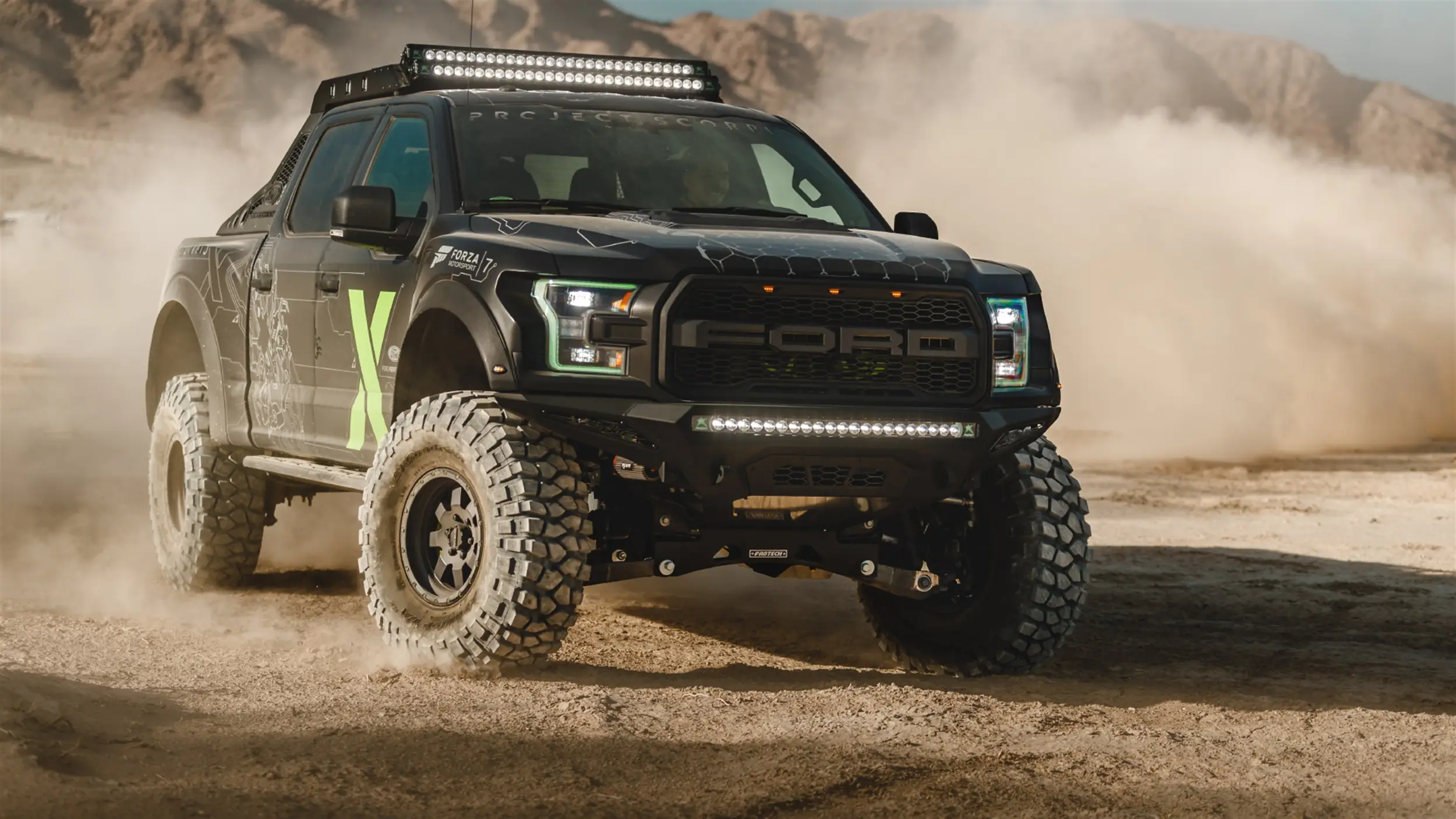 Ford F-150 Raptor Xbox One X Edition wallpaper preview on a Windows desktop