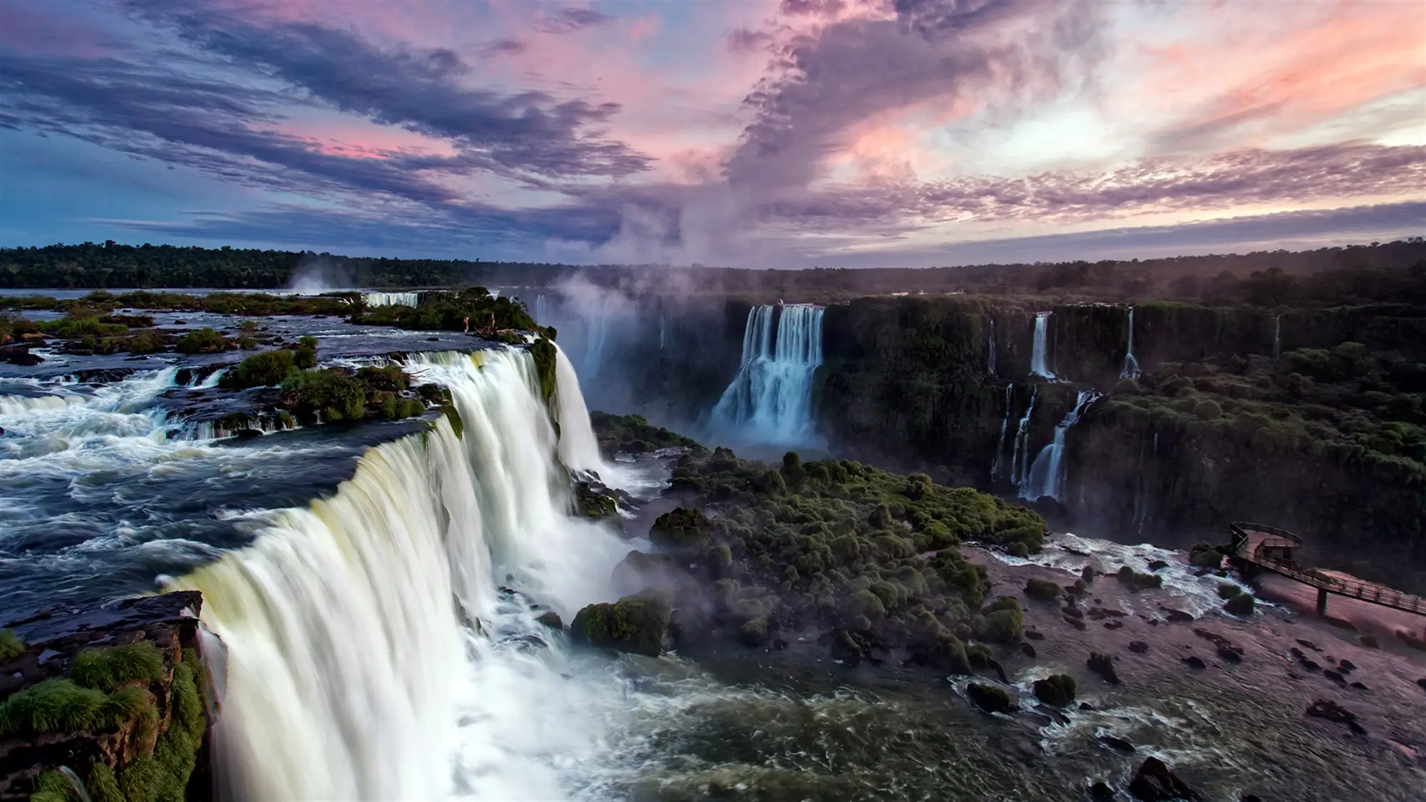 Waterfall Tour wallpaper preview on a Windows desktop