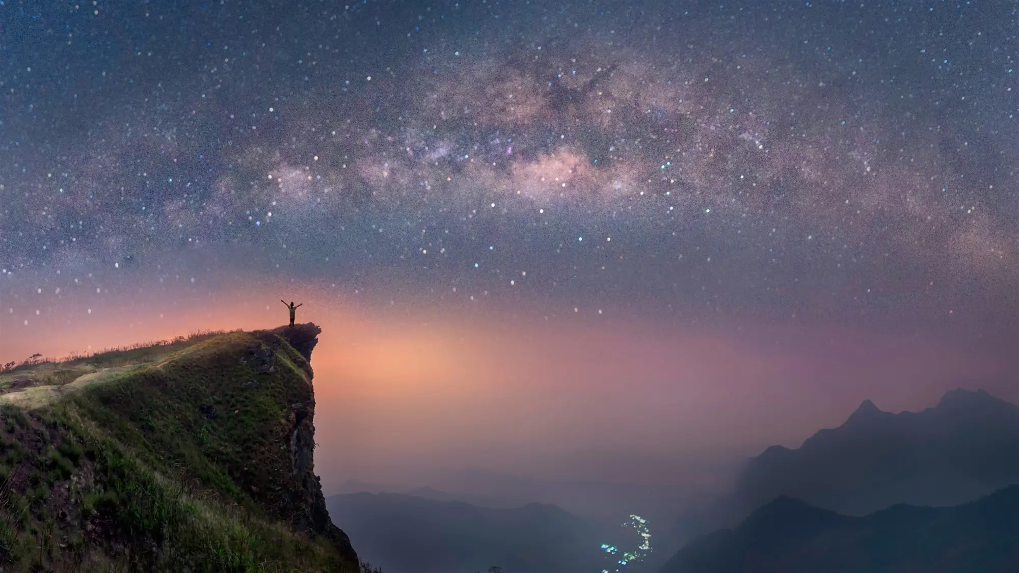 Stars at Night wallpaper preview on a Windows desktop