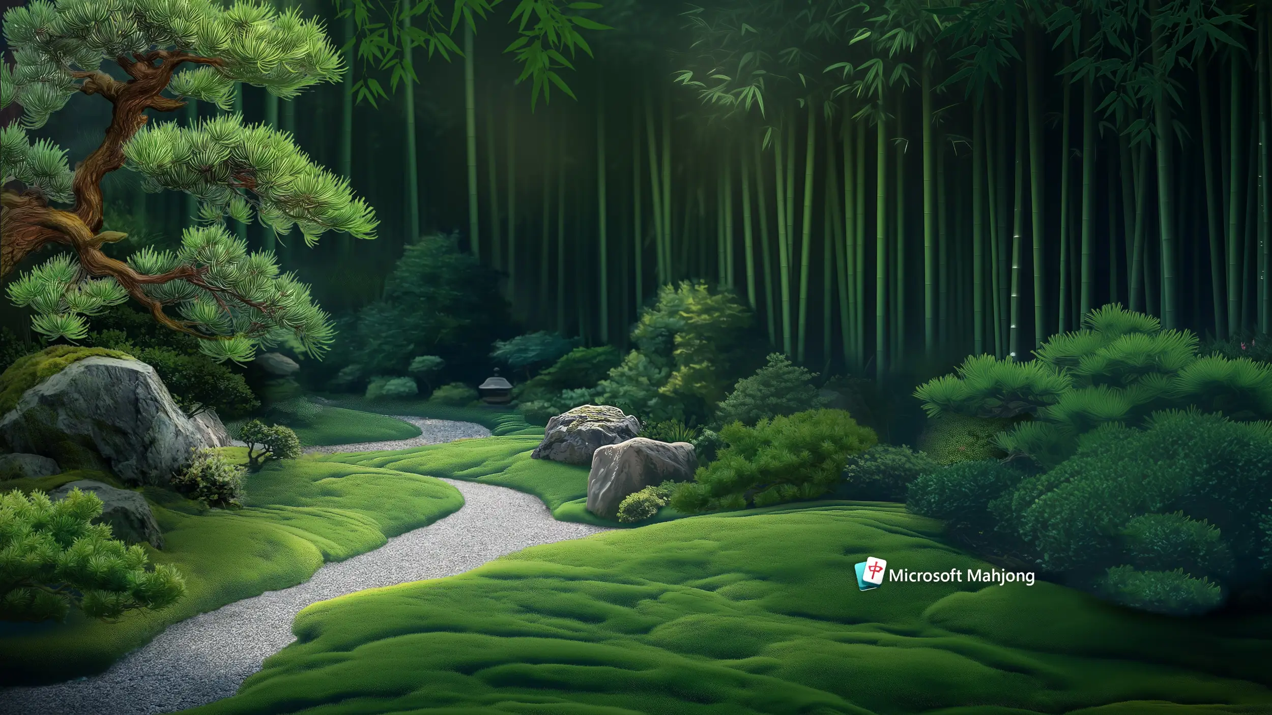 Microsoft Mahjong Theme Collection wallpaper preview on a Windows desktop
