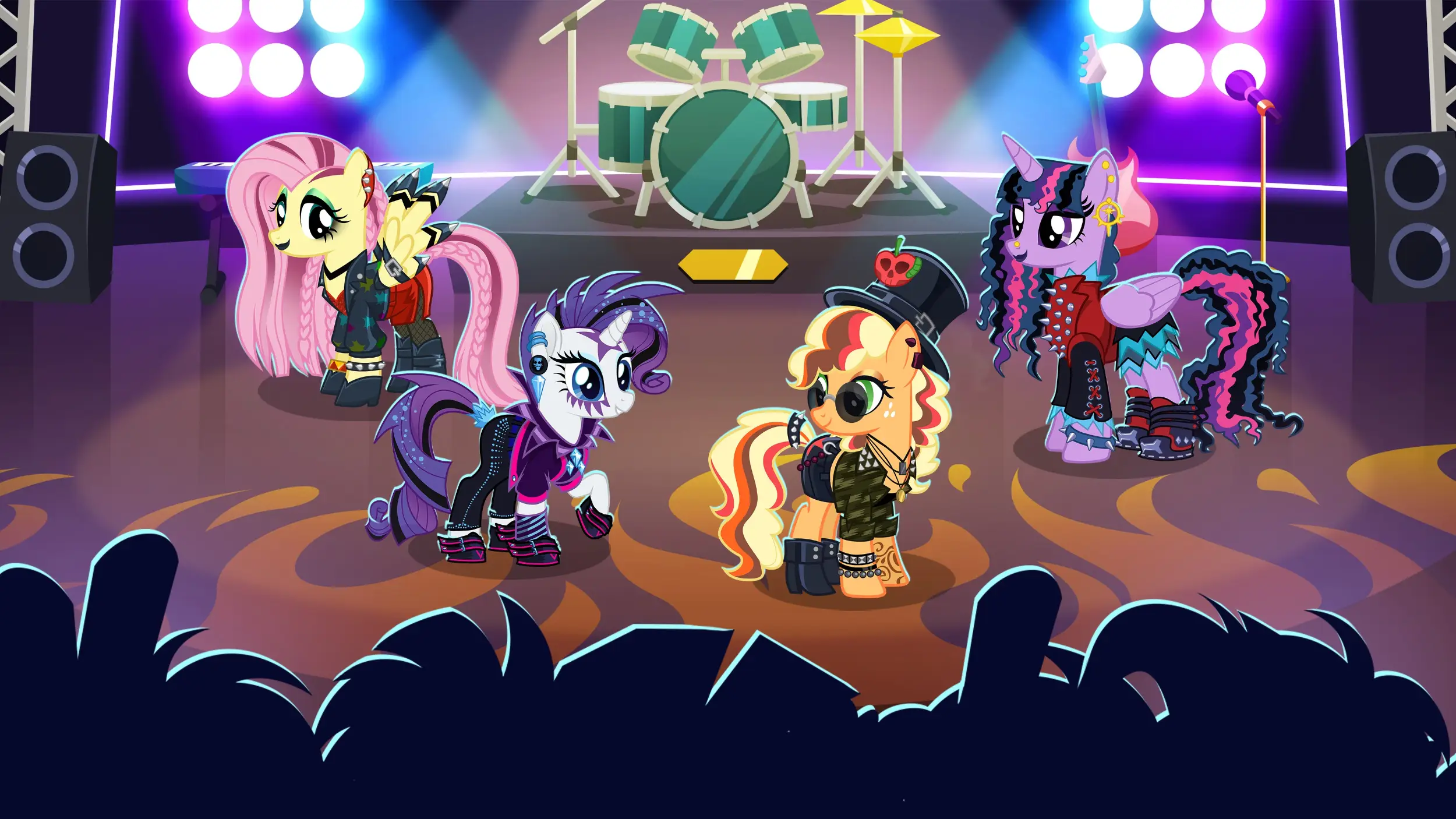 My Little Pony: Magic Princess Official Theme wallpaper preview on a Windows desktop