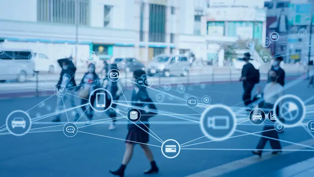 AI. mobilitet, människor, uppkoppling