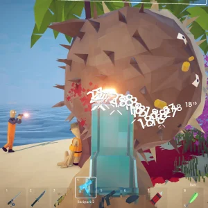 how to fish boss fight spiky creature island