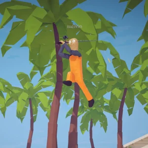how to fish climbing palm tree