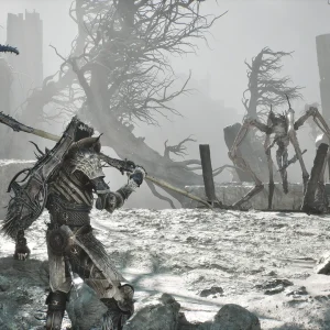 Mortal shell 2 blue scythe snowfield spider creature