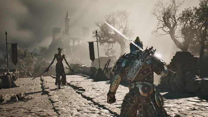 Mortal shell 2 glowing longsword standoff castle road fog - Mortal Shell II for PC: Guide, Tips & System Requirements