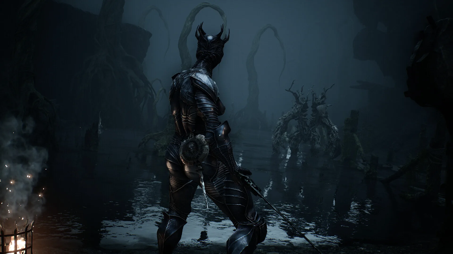 Mortal shell 2 horned armored shell flooded swamp at night - Mortal Shell II for PC: Guide, Tips & System Requirements