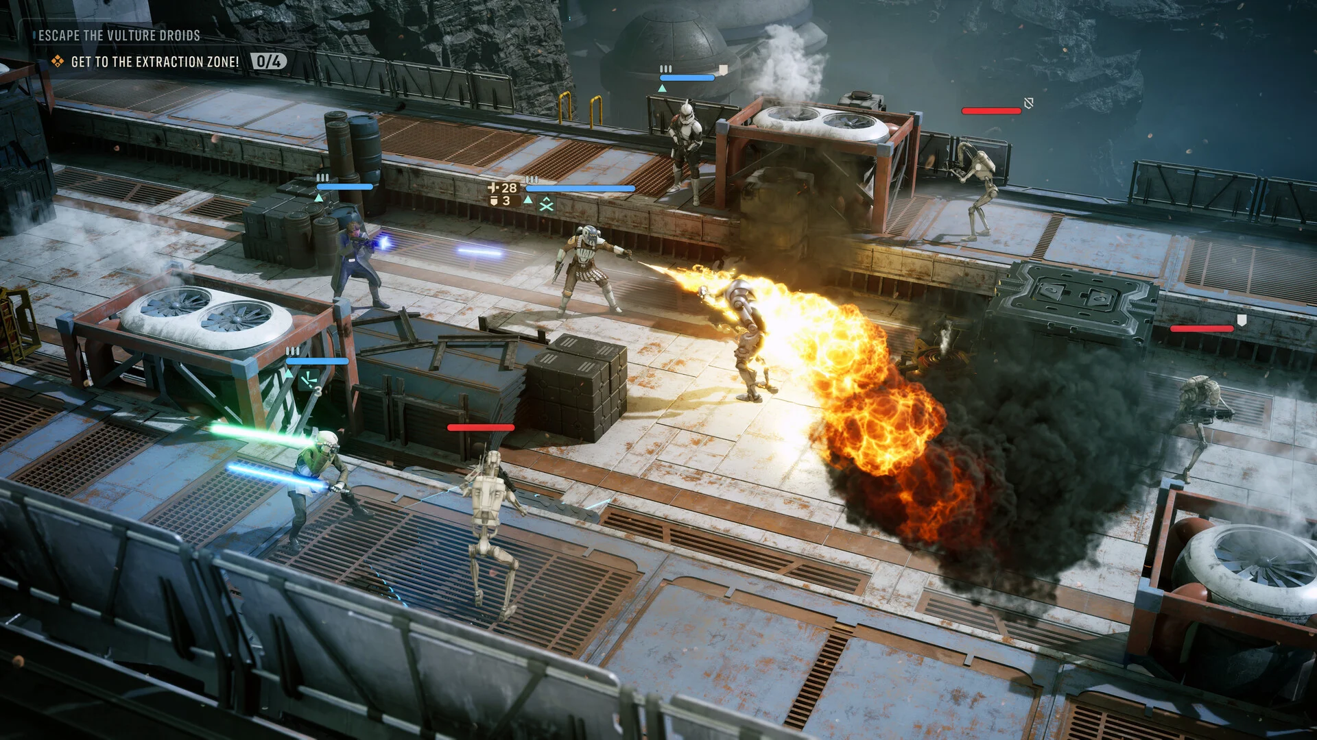 Star Wars Zero Company Tactical Combat Extraction Zone Firefight