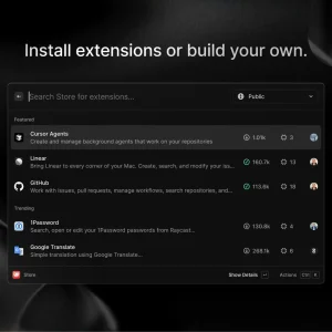 Custom extensions or build