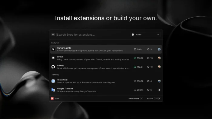 Custom extensions or build - Raycast for Windows: Features, Pricing and Whether You Need It