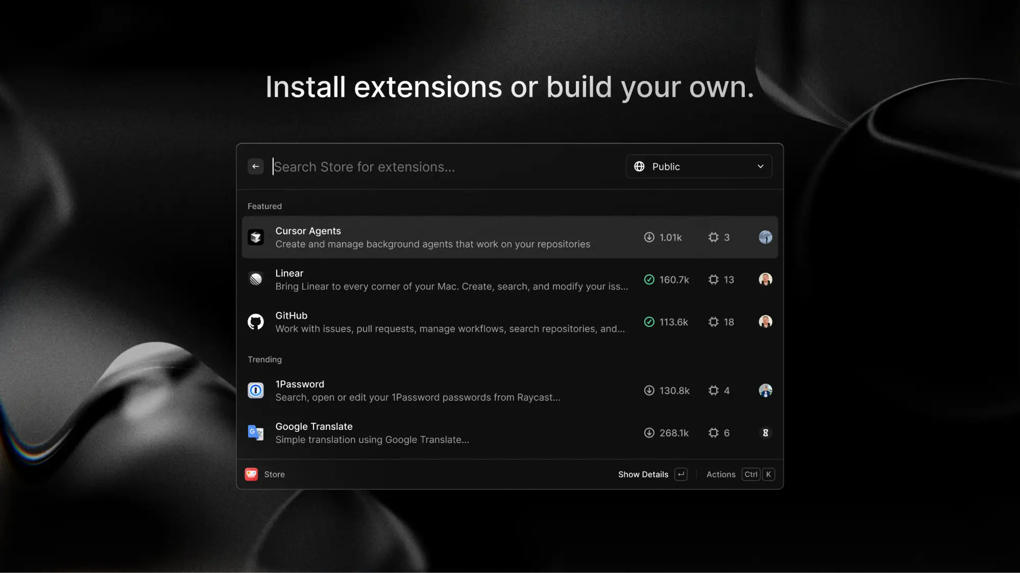 Custom extensions or build - Raycast for Windows: Features, Pricing and Whether You Need It