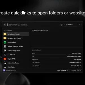 Create quick links